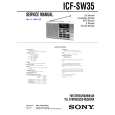 SONY ICFSW35 Manual de Servicio