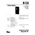 SONY M330 Manual de Servicio