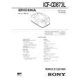 SONY ICFCD873L Manual de Servicio