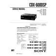 SONY CDX600DSP Manual de Servicio