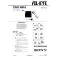 SONY VCL07FE Manual de Servicio