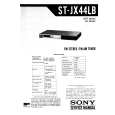 SONY STJX44LB Manual de Servicio