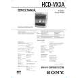 SONY HCDVX3A Manual de Servicio