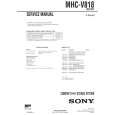 SONY MHCV818 Manual de Servicio