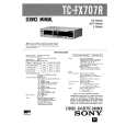 SONY TCFX707R Manual de Servicio