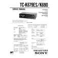 SONY TC-K690 Manual de Servicio