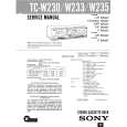 SONY TCW230 Manual de Servicio