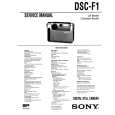 SONY DSCF1 Manual de Servicio