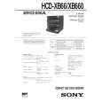 SONY HCDXB66 Manual de Servicio