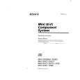 SONY MHC-R700 Manual de Usuario