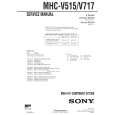 SONY MHCV515 Manual de Servicio