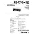 SONY XR4350 Manual de Servicio