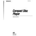 SONY CDP-297 Manual de Usuario