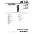 SONY NWMS7 Manual de Servicio