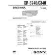 SONY XR3740 Manual de Servicio