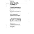 SONY XR-6077 Manual de Usuario