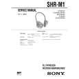 SONY SHRM1 Manual de Servicio