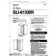 SONY SU61XBR Manual de Usuario