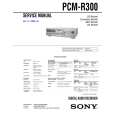 SONY PCM-R300 Manual de Servicio