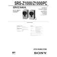 SONY SRSZ1000/PC Manual de Servicio