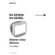 SONY KVX2102L Manual de Usuario