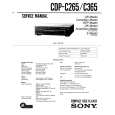 SONY CDP-C365 Manual de Servicio