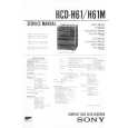 SONY HCDH61/M Manual de Servicio