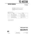 SONY TC-KE230 Manual de Servicio