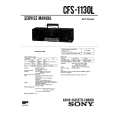 SONY CFS1130L Manual de Servicio