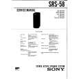 SONY SRS58PC Manual de Usuario