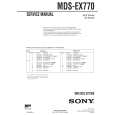 SONY MDSEX770 Manual de Servicio