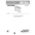 SONY OPK202A Manual de Servicio