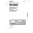 SONY XR-3050 Manual de Usuario