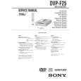 SONY DVP-F25 Manual de Usuario