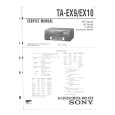 SONY TAEX10 Manual de Servicio