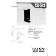 SONY CA513 Manual de Servicio