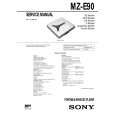 SONY MZE90 Manual de Servicio