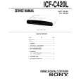 SONY ICFC420L Manual de Servicio
