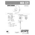 SONY MDR32V Manual de Servicio