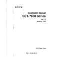 SONY SDT7000 Manual de Usuario