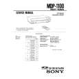 SONY MDP-1100 Manual de Servicio
