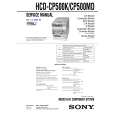 SONY HCDCP500MD Manual de Servicio