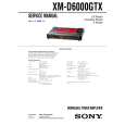 SONY XMD6000GTX Manual de Servicio
