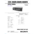 SONY CDX3900R Manual de Servicio