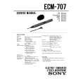 SONY ECM707 Manual de Servicio