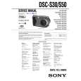 SONY DSCS50 Manual de Servicio