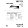SONY XM7557 Manual de Servicio