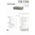SONY PCM2700A Manual de Servicio