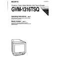 SONY GVM-1316TSQ Manual de Usuario