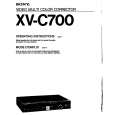 SONY XV-C700 Manual de Usuario